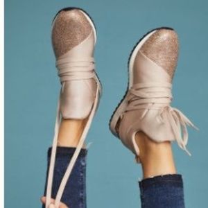 J/SLIDES ZORRO METALLIC SNEAKERS- Size 7